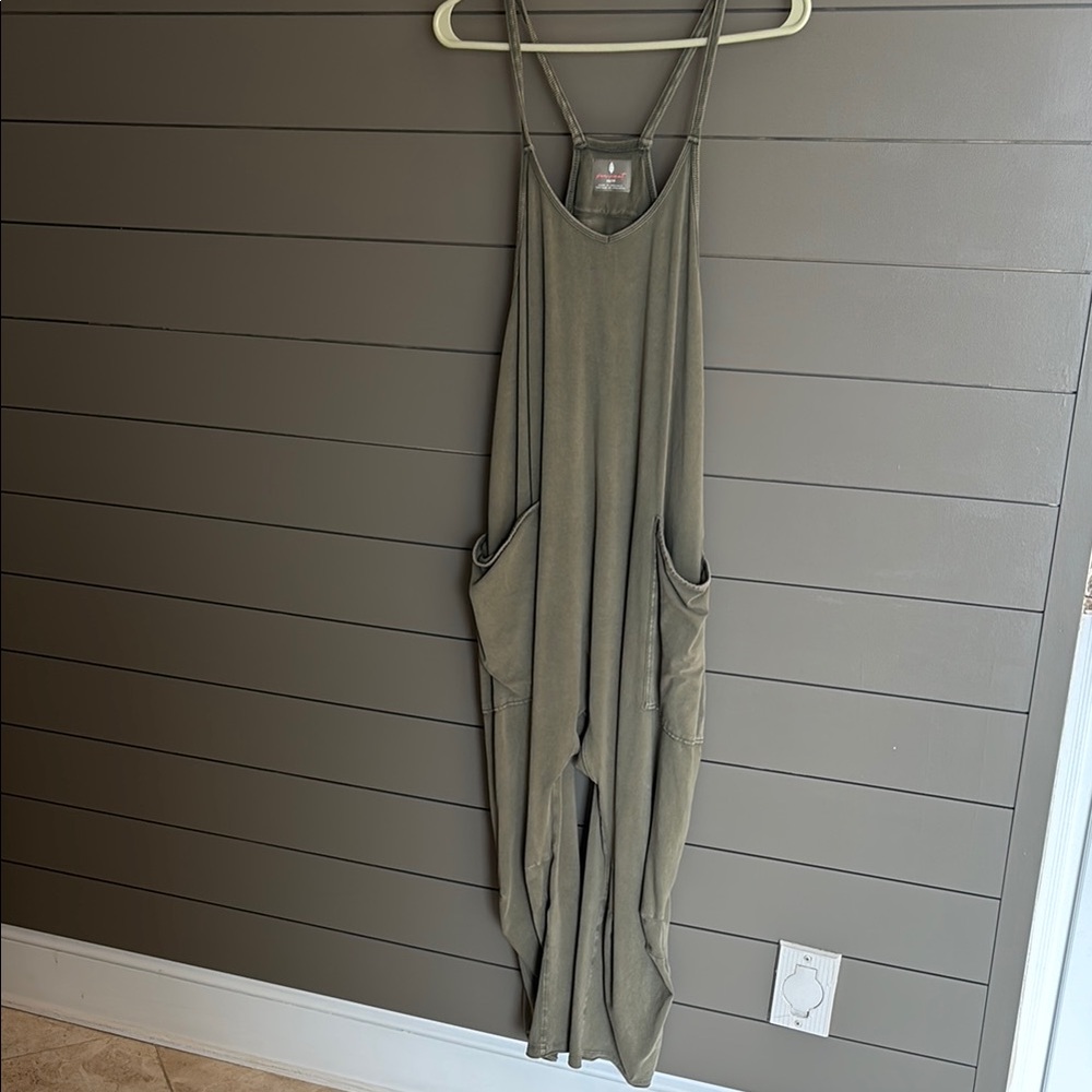 Olive Green FP Hot Shot Onsie